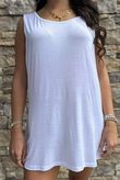 Essential Jersey Layering Vest White